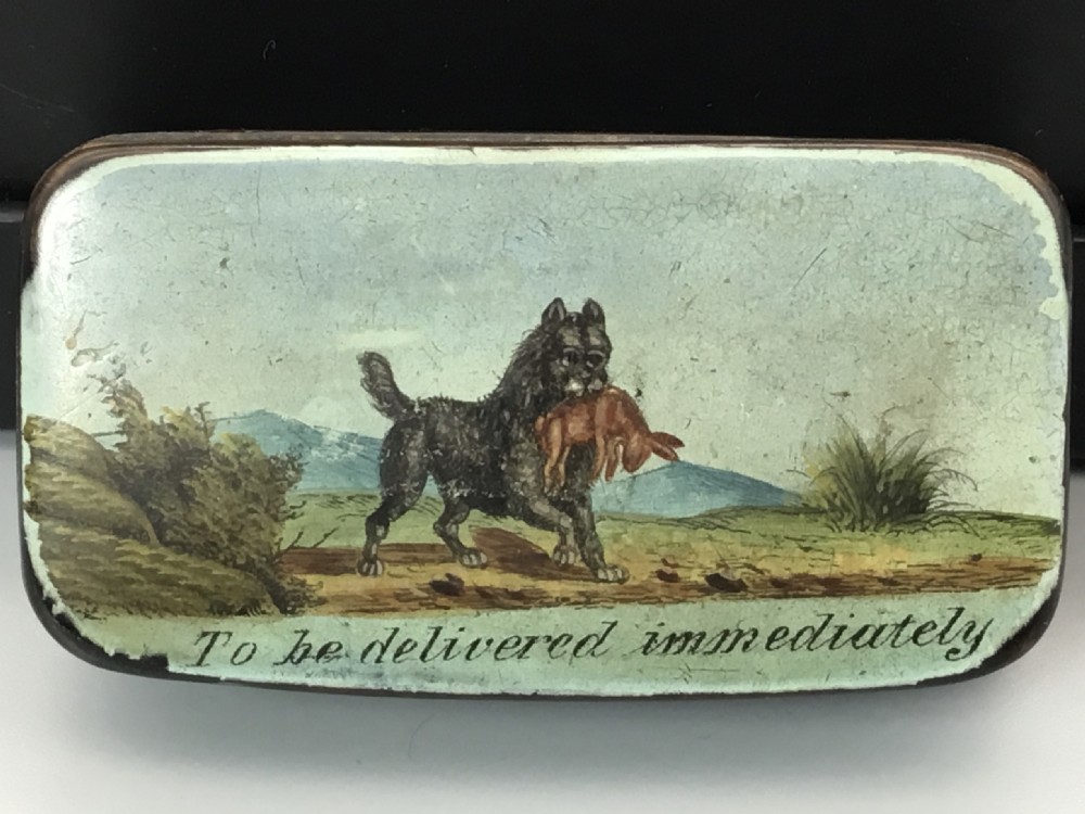 Rare Georgian Pocket Snuff Box