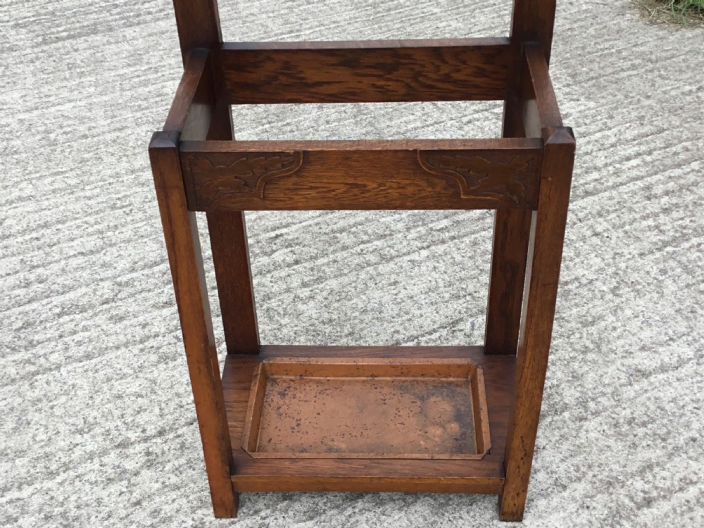 Attractive Compact Oak Hallstand View V