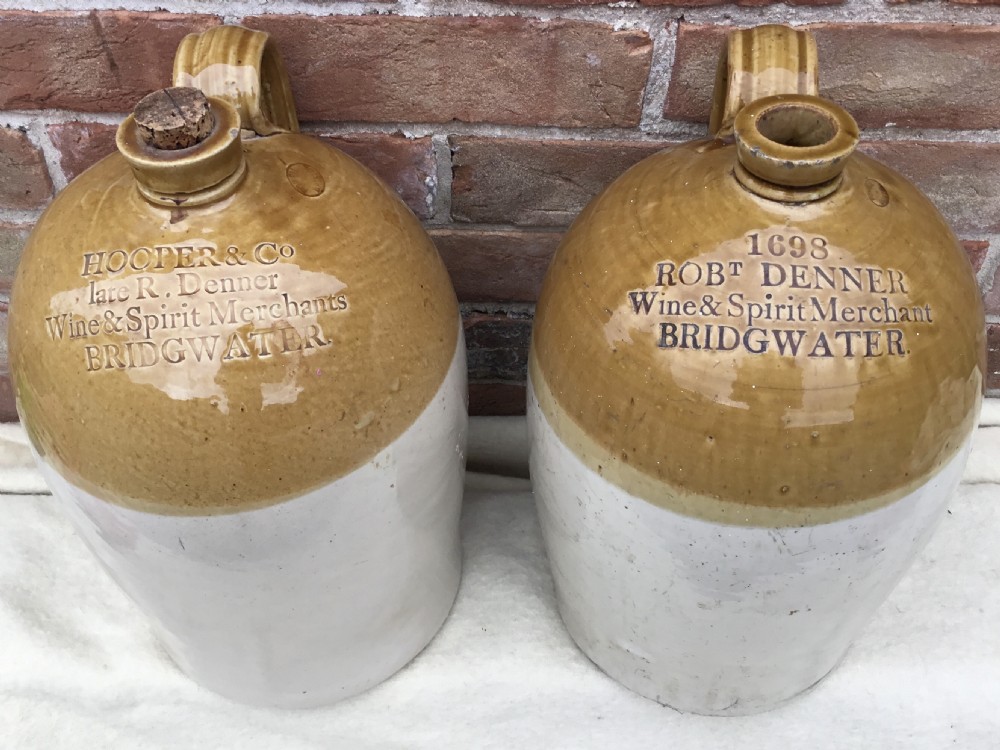 Two Somerset Stoneware Flagons View VI