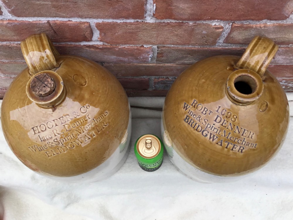Two Somerset Stoneware Flagons View X