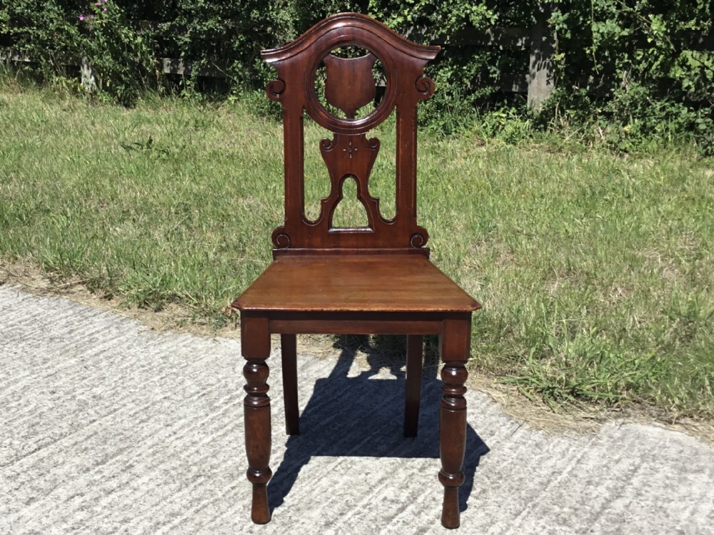 Victorian Shield Panel Hall Porters Chair