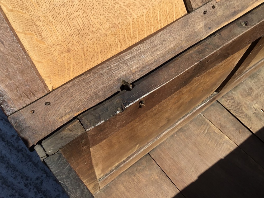 Carved Oak Hall Coffer View XI