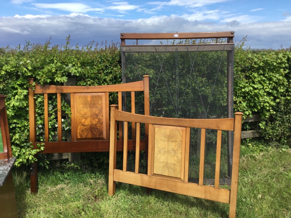 Victorian Walnut Double Bedstead View III