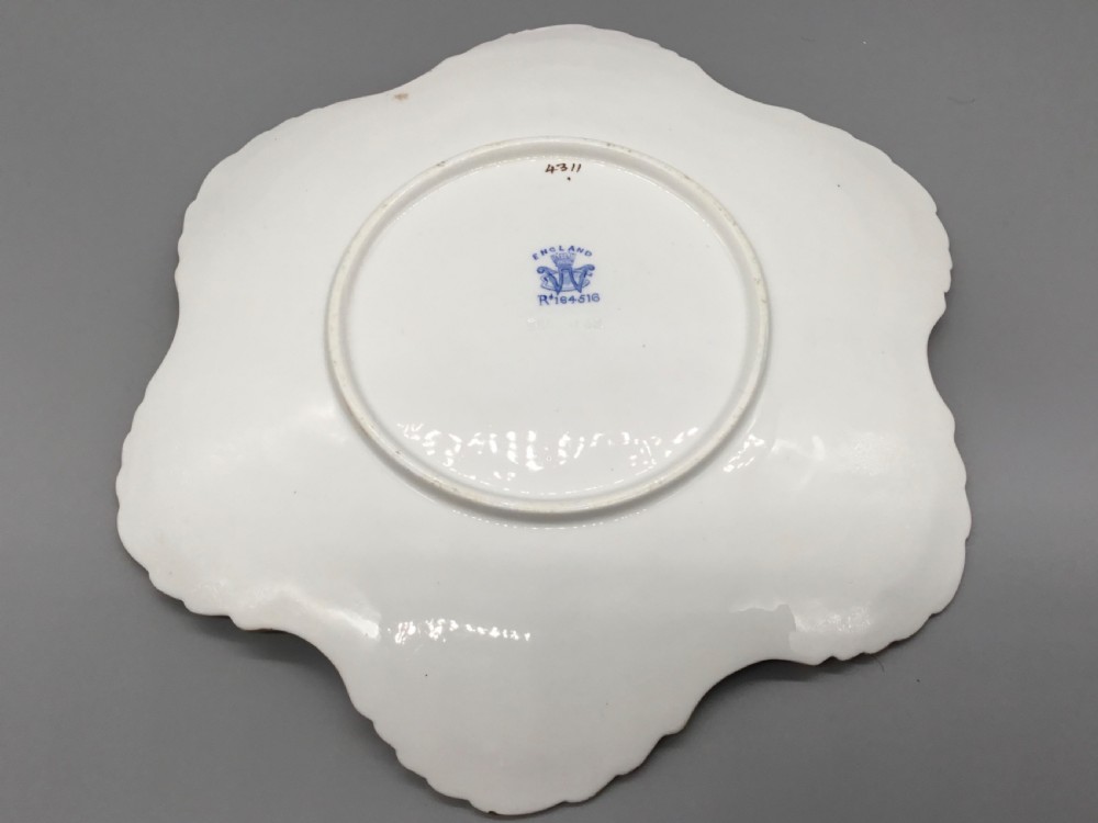 Rare Wileman & Co Exhibition Plate Circa 1892 View V