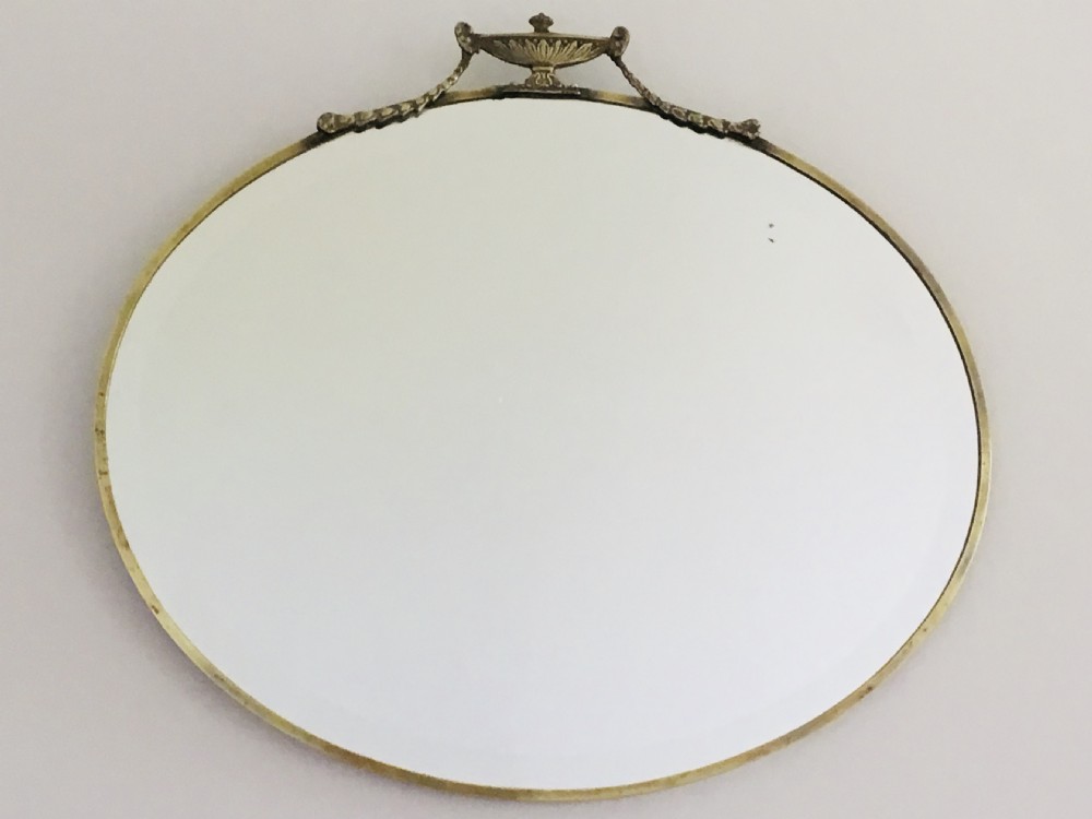 Striking Oval Framed Mirror 