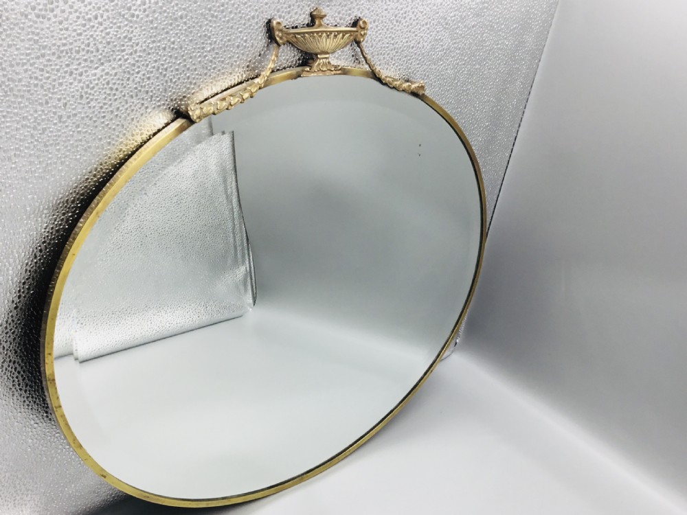 Striking Oval Framed Mirror  View III
