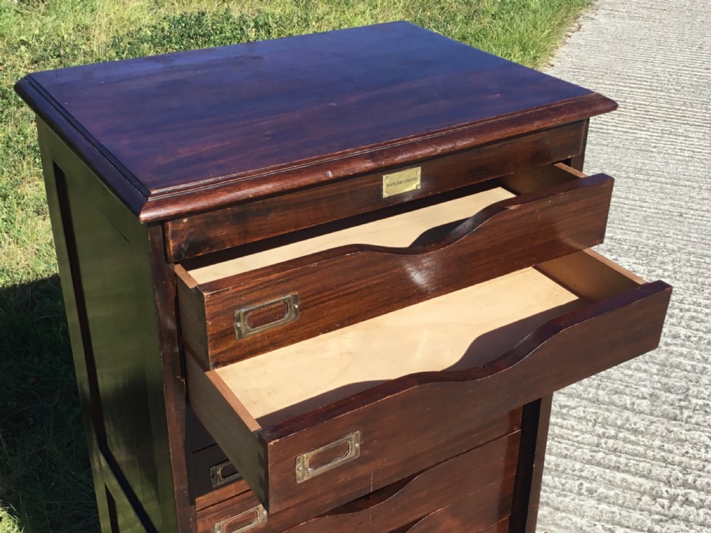 Tambour Front Filing Cabinet View VI