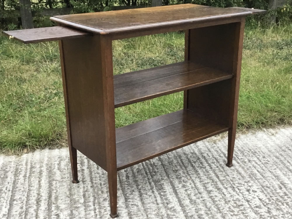 Arts & Crafts Bookcase with Lamp Slides
