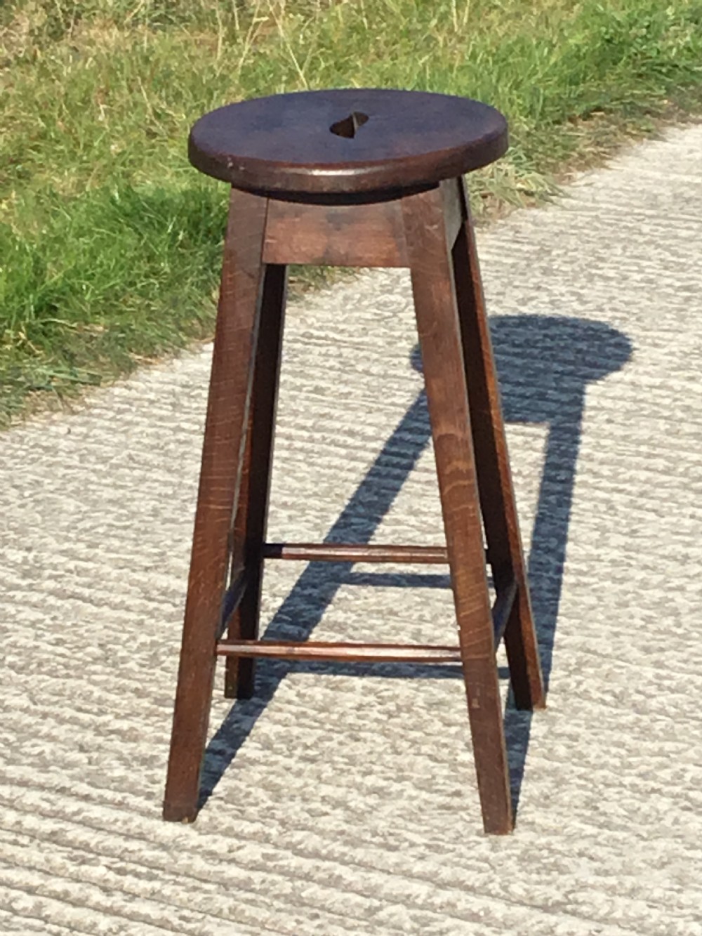 Oak & Elm Country Stool. View II