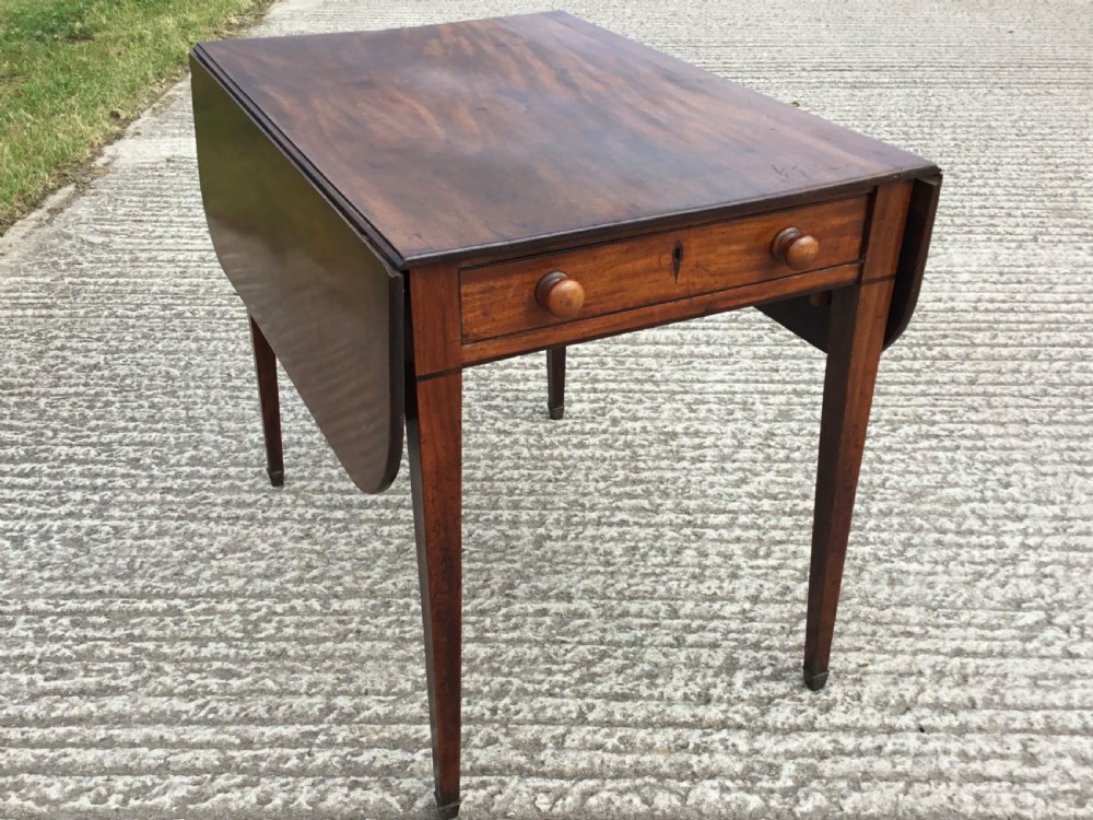 Georgian Mahogany Pembroke Table  View V