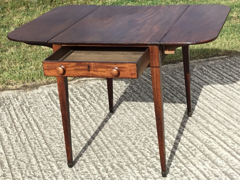 Georgian Mahogany Pembroke Table  View X