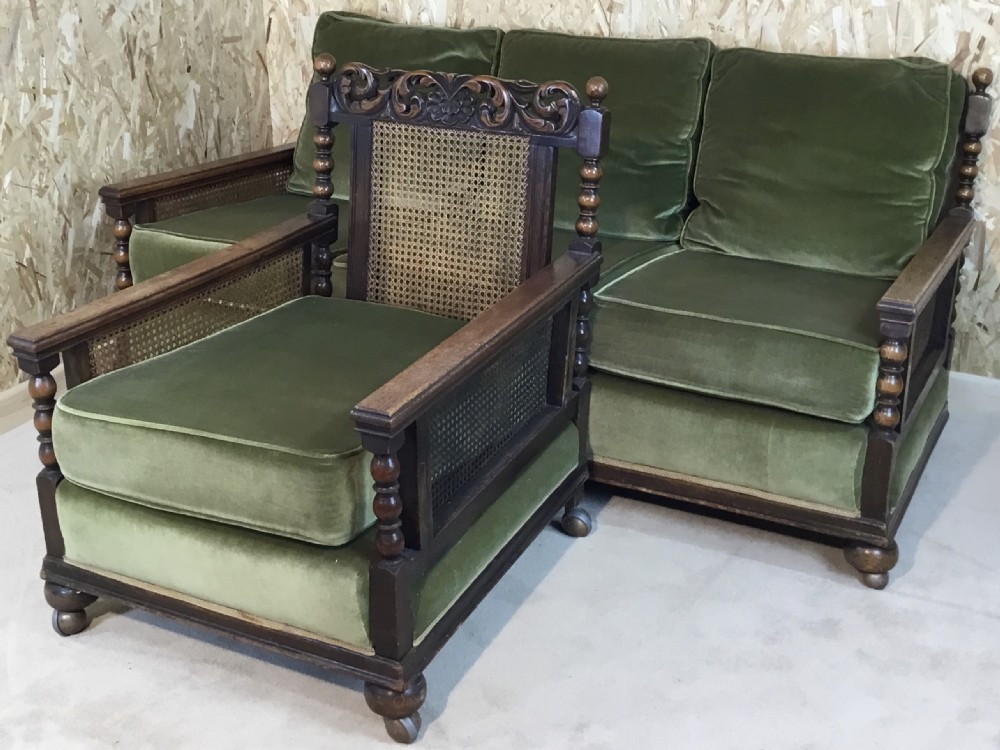 Bergere Settee & Armchair  View XIII