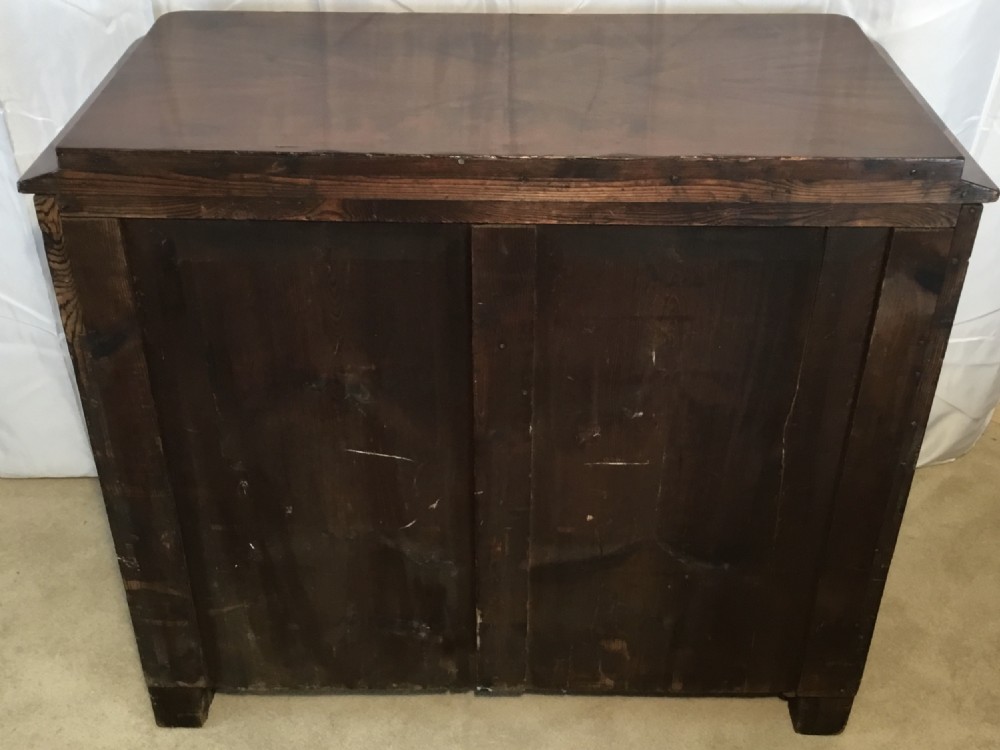Biedermeier Flame Mahogany Chest of Drawers Circa 1840 View II