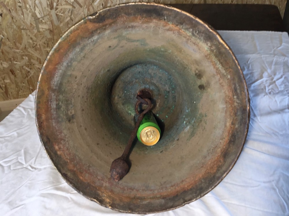 Heavy 18” Diameter Bronze Maritime Bell In original condition  View VI