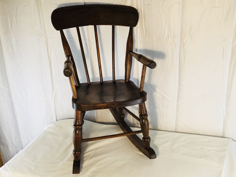 19th Century Childs Rocking chair View II