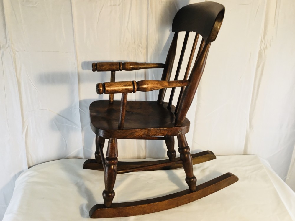 19th Century Childs Rocking chair View III