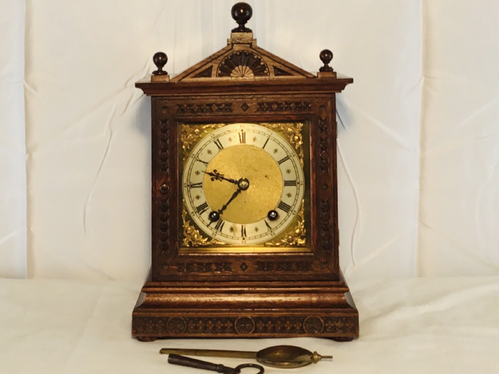Oak Case Mantel Clock