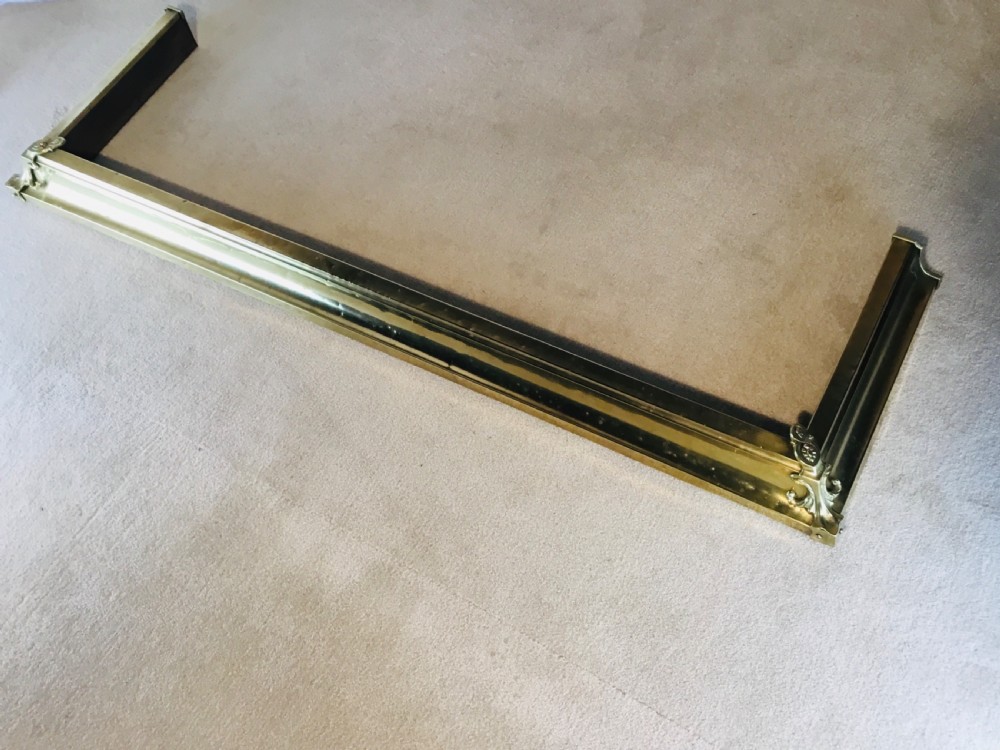 Brass Hearth Kerb, Art Noveau Features