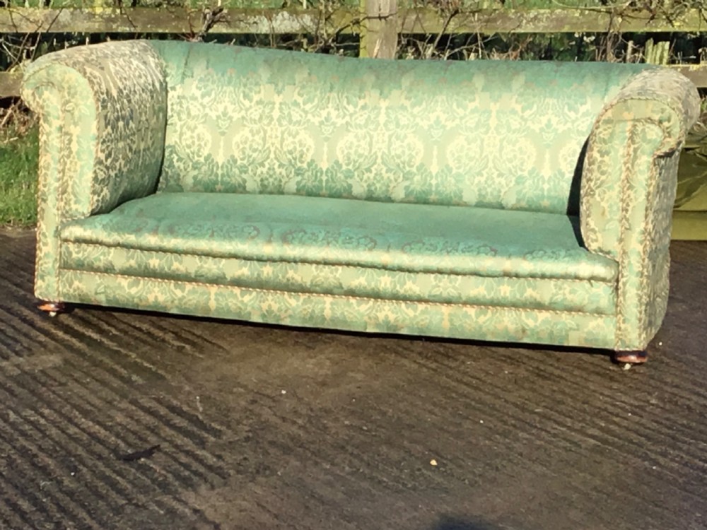 Victorian Chesterfield Settee for Restoration  View IV
