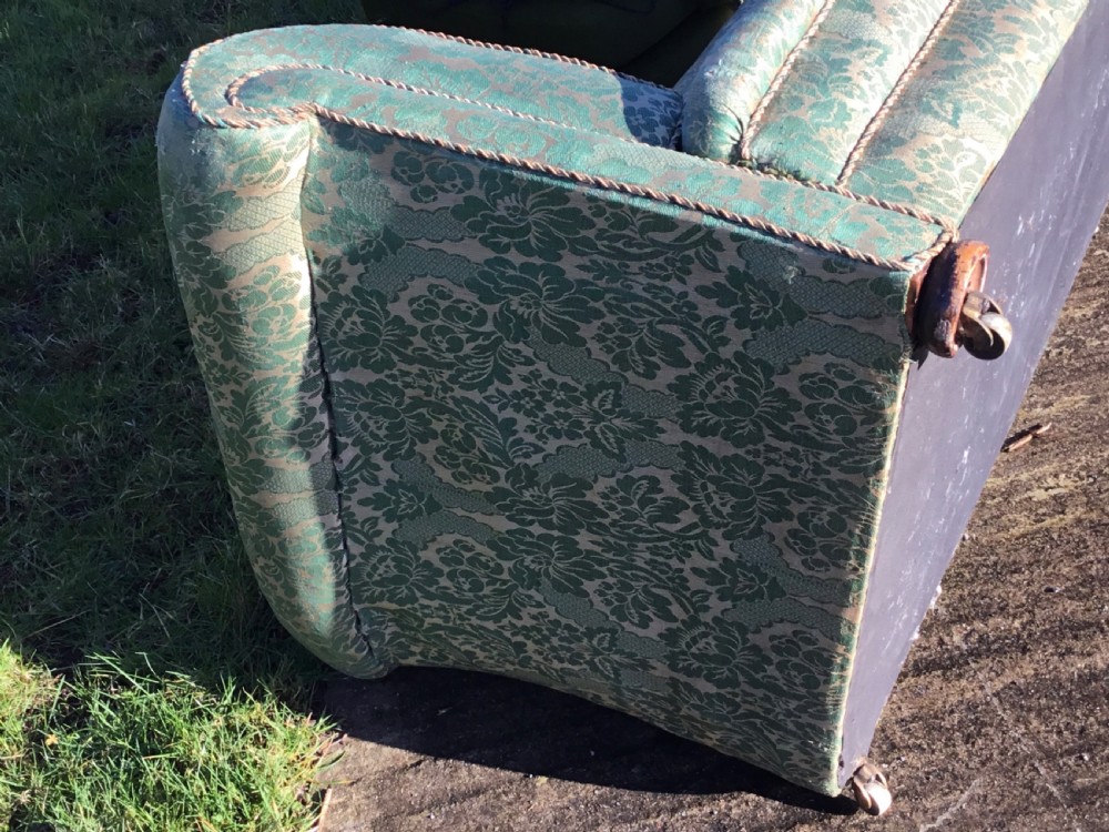Victorian Chesterfield Settee for Restoration  View XIII