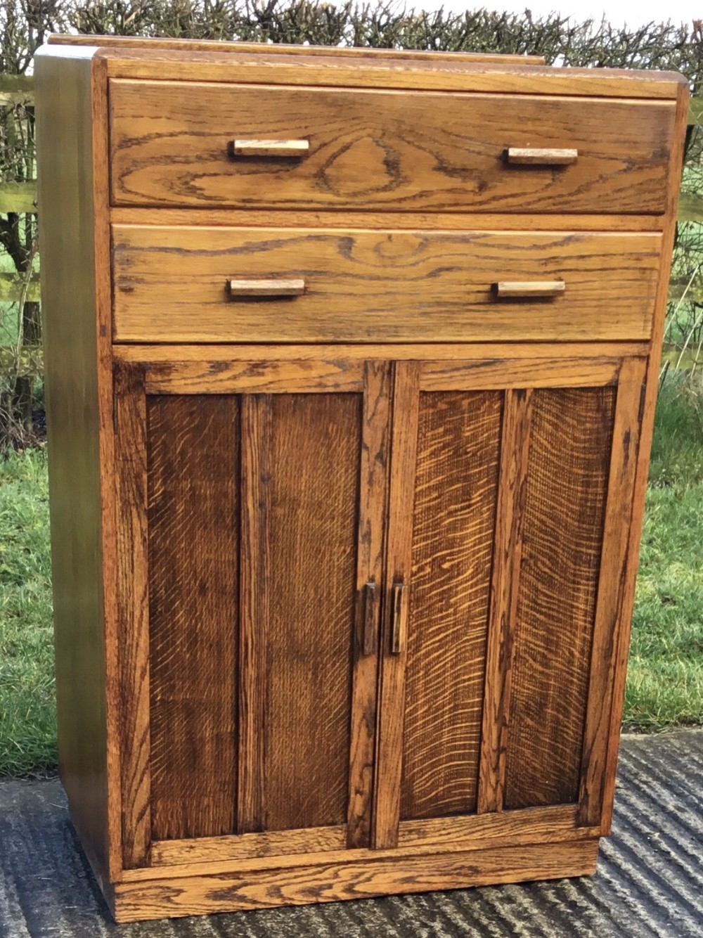 Light Oak Side Cabinet
