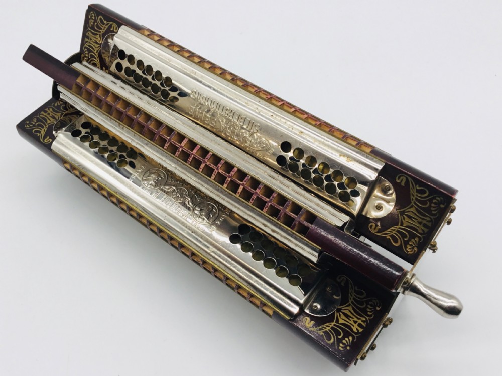 Rare Boxed Hohner Sextet Tremelo Harmonica View V