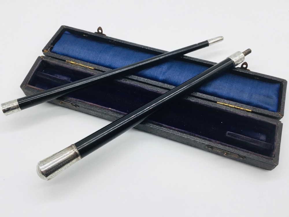 Cased Presentation Ebony Conductors Baton 1926 View V