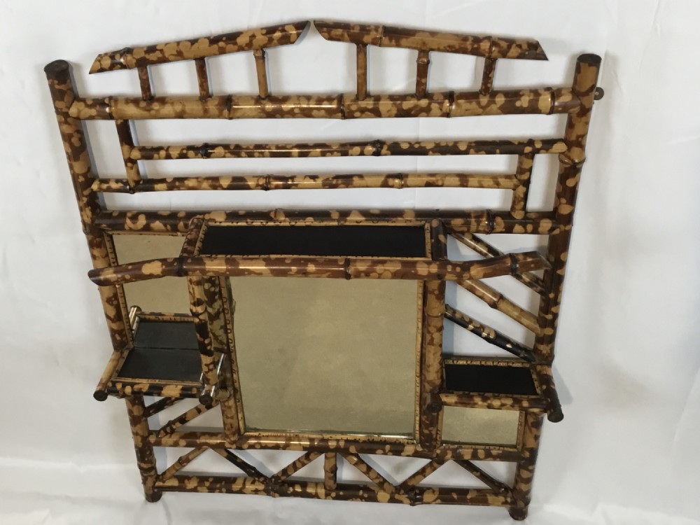 Victorian Bamboo Overmantel  View VI