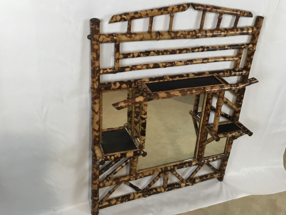 Victorian Bamboo Overmantel  View VII