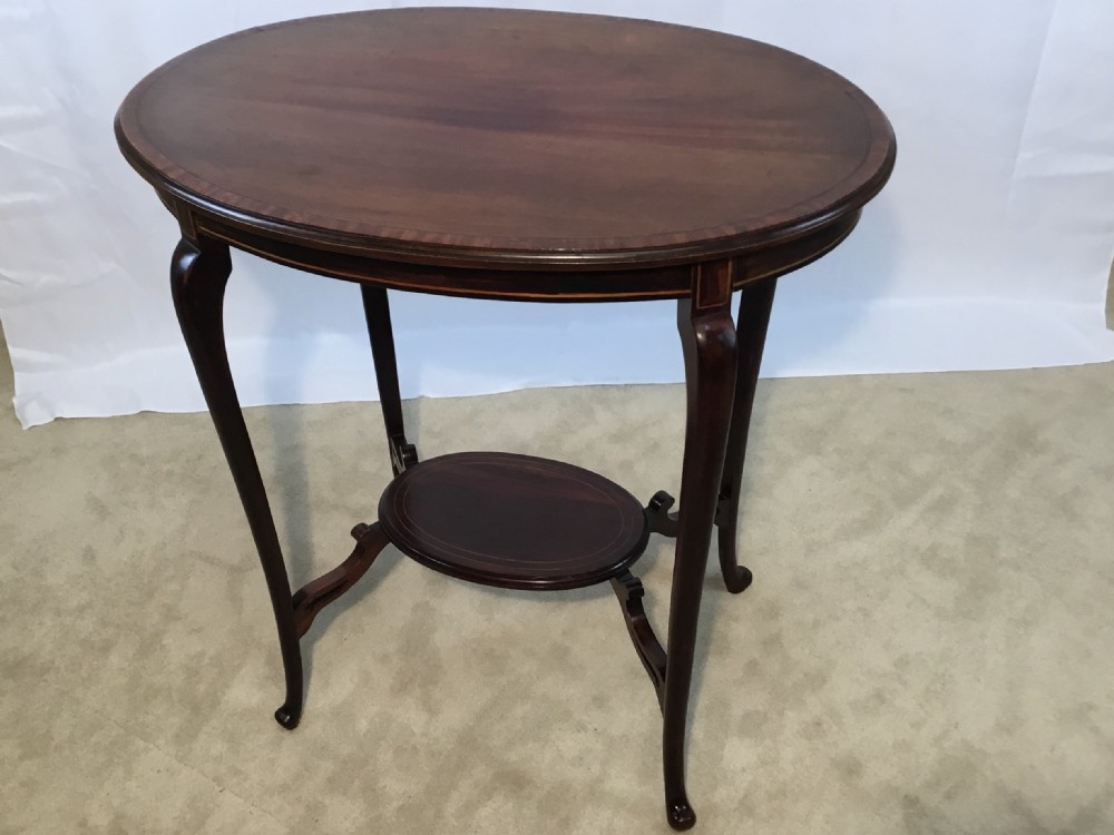 Edwardian Inlaid Occasional Table View IV
