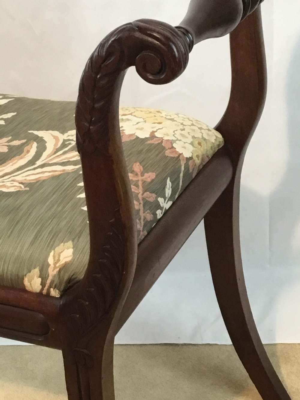 Regency Music or Dressing Stool View XII