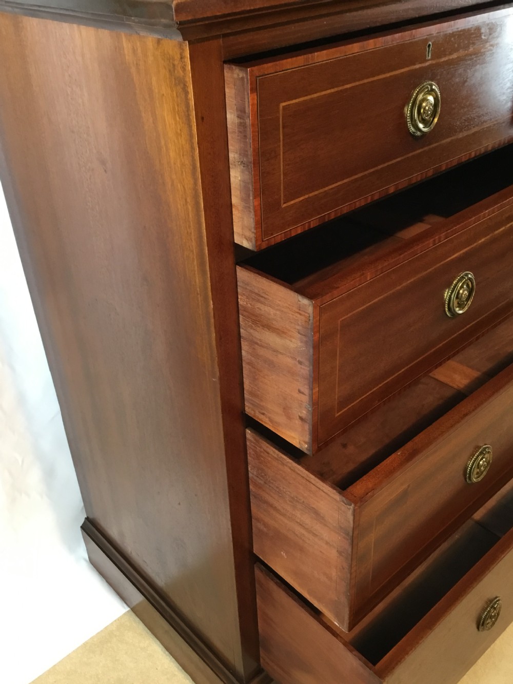 Inlaid Chest Of Drawers of Quality  View II
