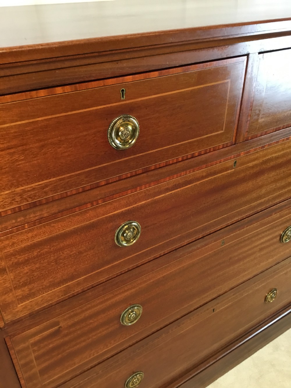 Inlaid Chest Of Drawers of Quality  View VI