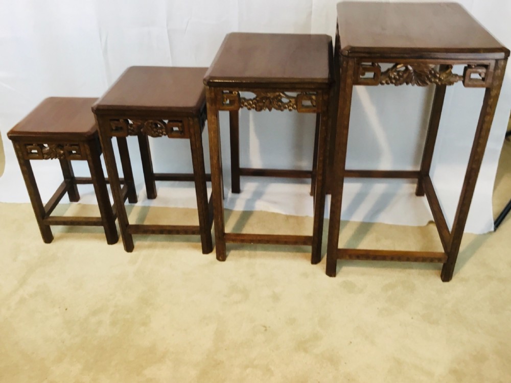 Chinese Quartetto Table Nest View VII
