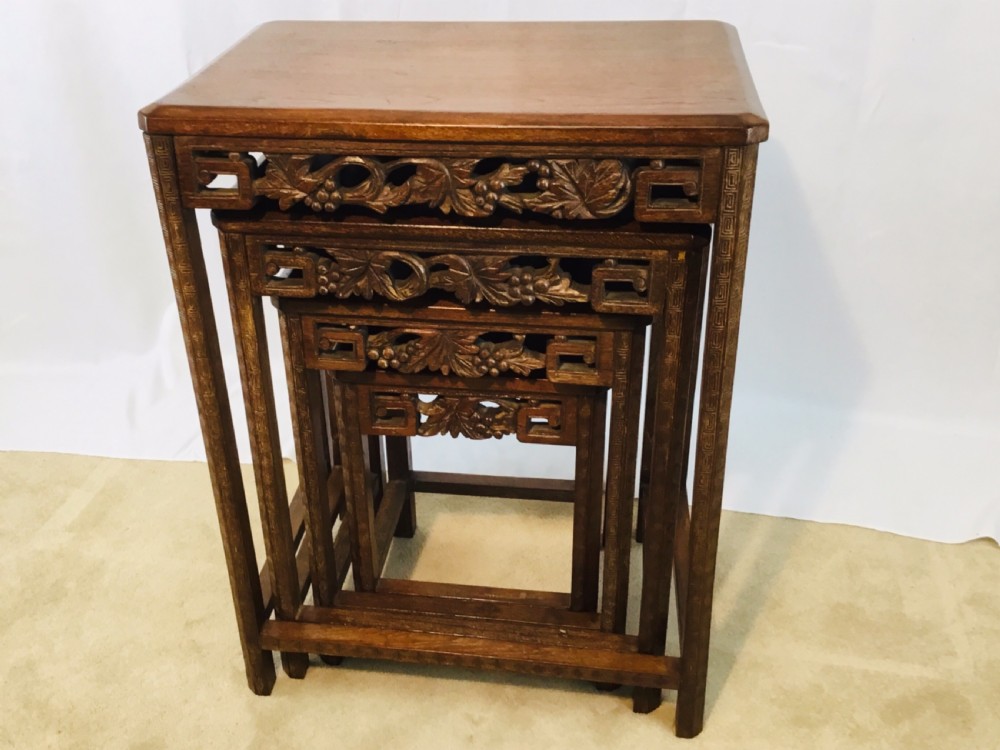 Chinese Quartetto Table Nest View XII