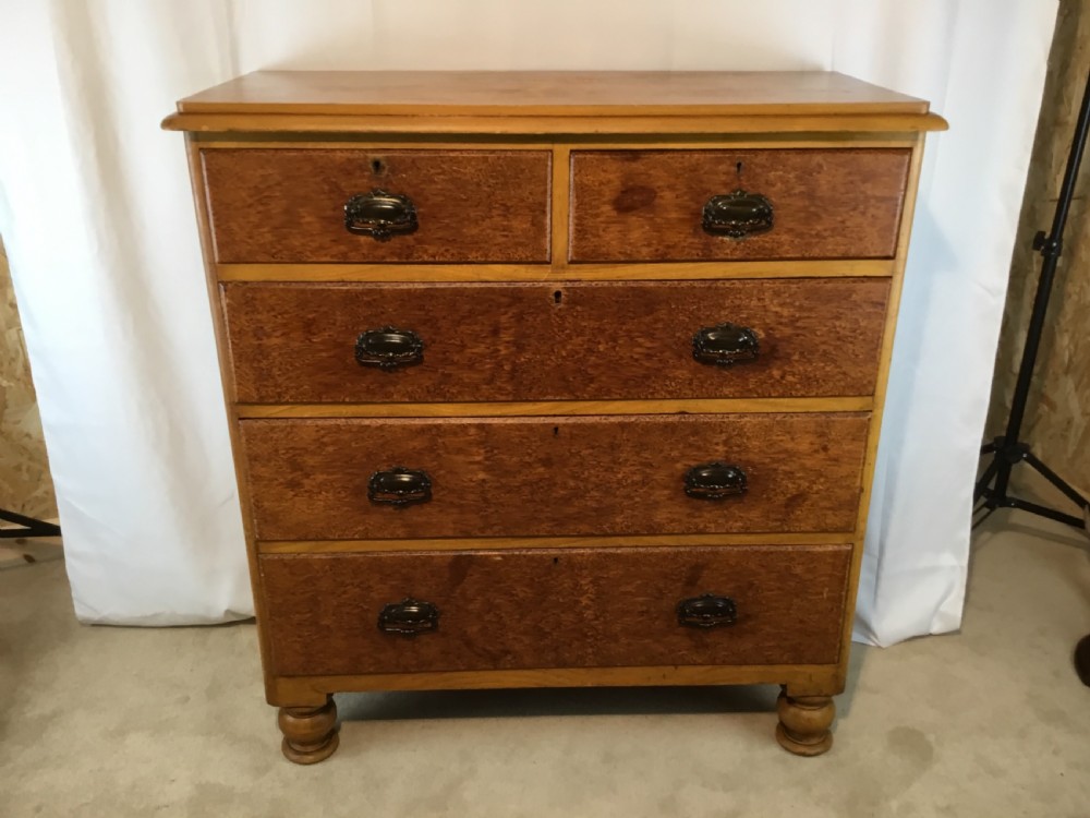 Victorian Painted Pine Chest of Drawers View III