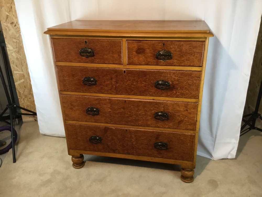 Victorian Painted Pine Chest of Drawers View V