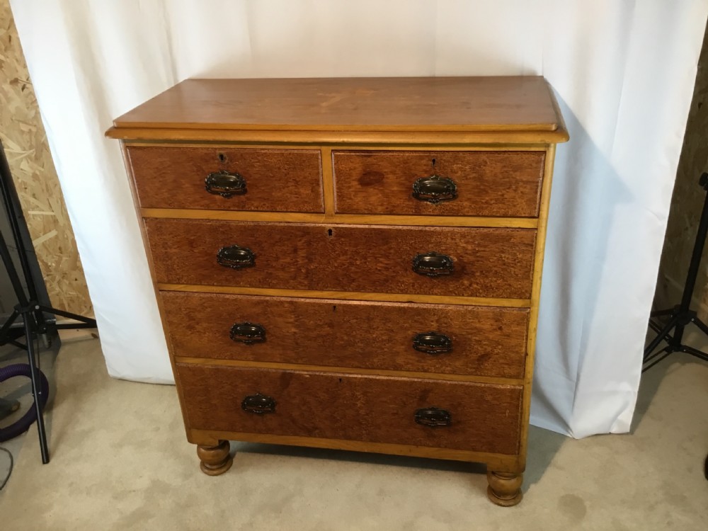 Victorian Painted Pine Chest of Drawers View VI