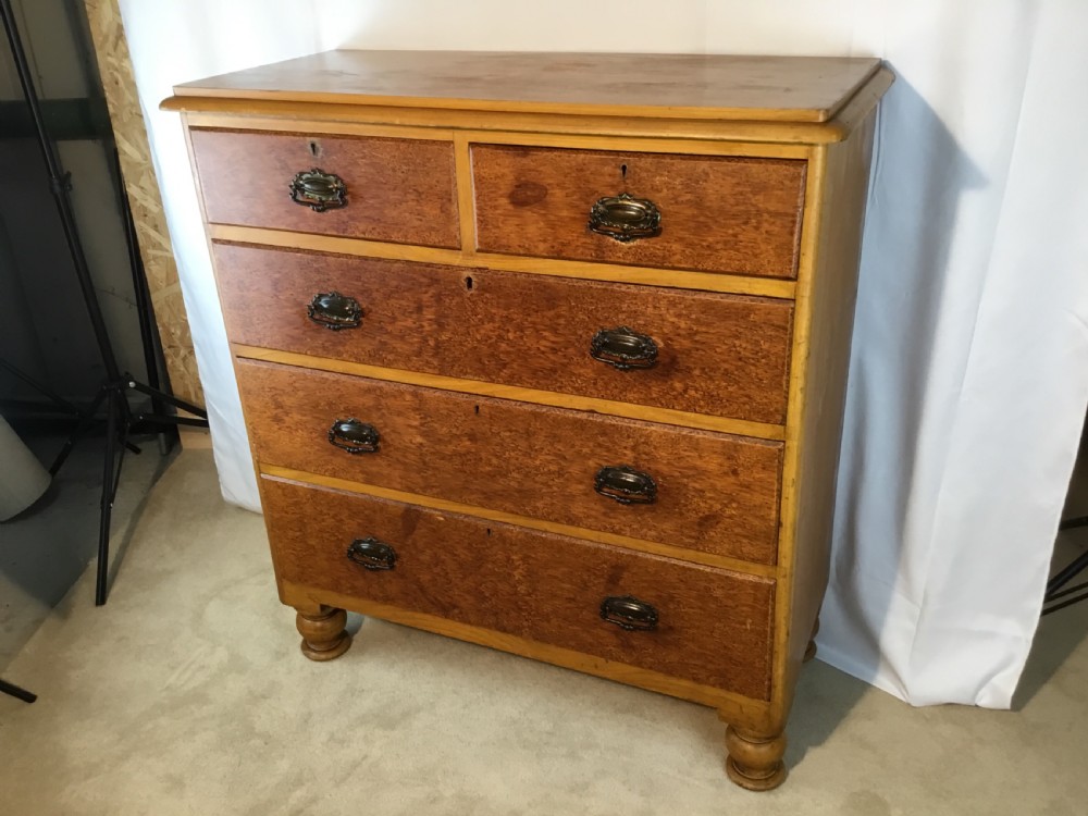 Victorian Painted Pine Chest of Drawers View VIII