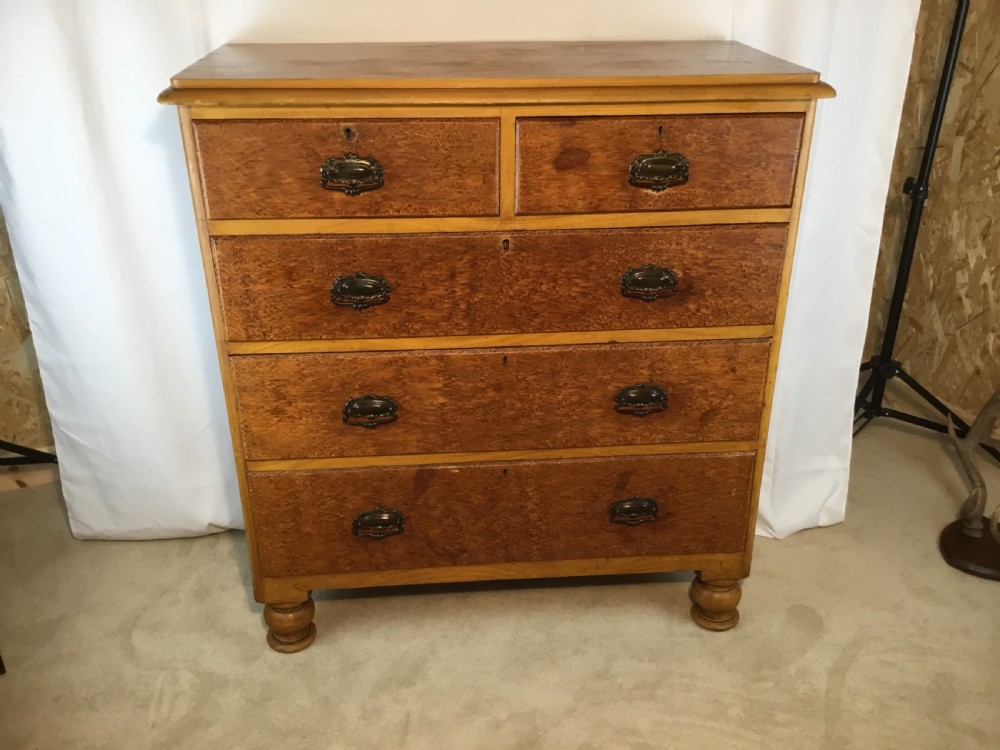 Victorian Painted Pine Chest of Drawers View IX