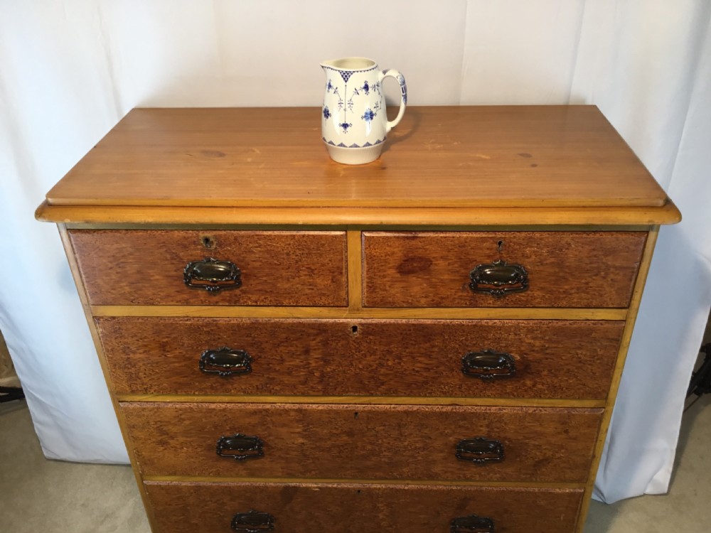 Victorian Painted Pine Chest of Drawers View XI