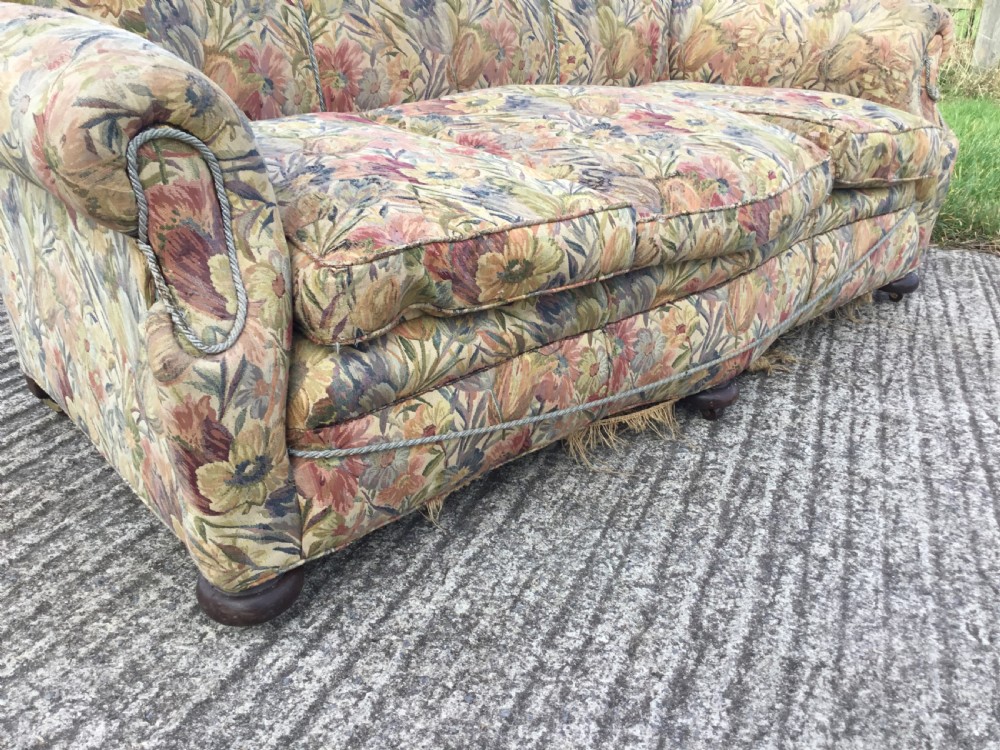 Edwardian Settee for Restoration  View VIII