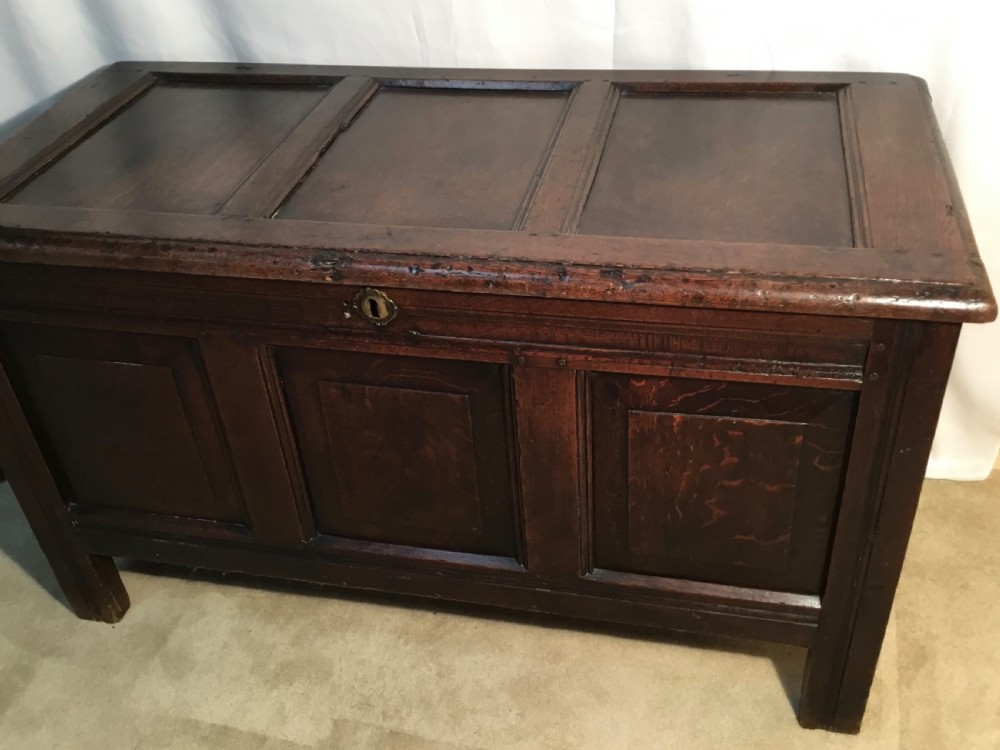 18th C Coffer in great condition  View X