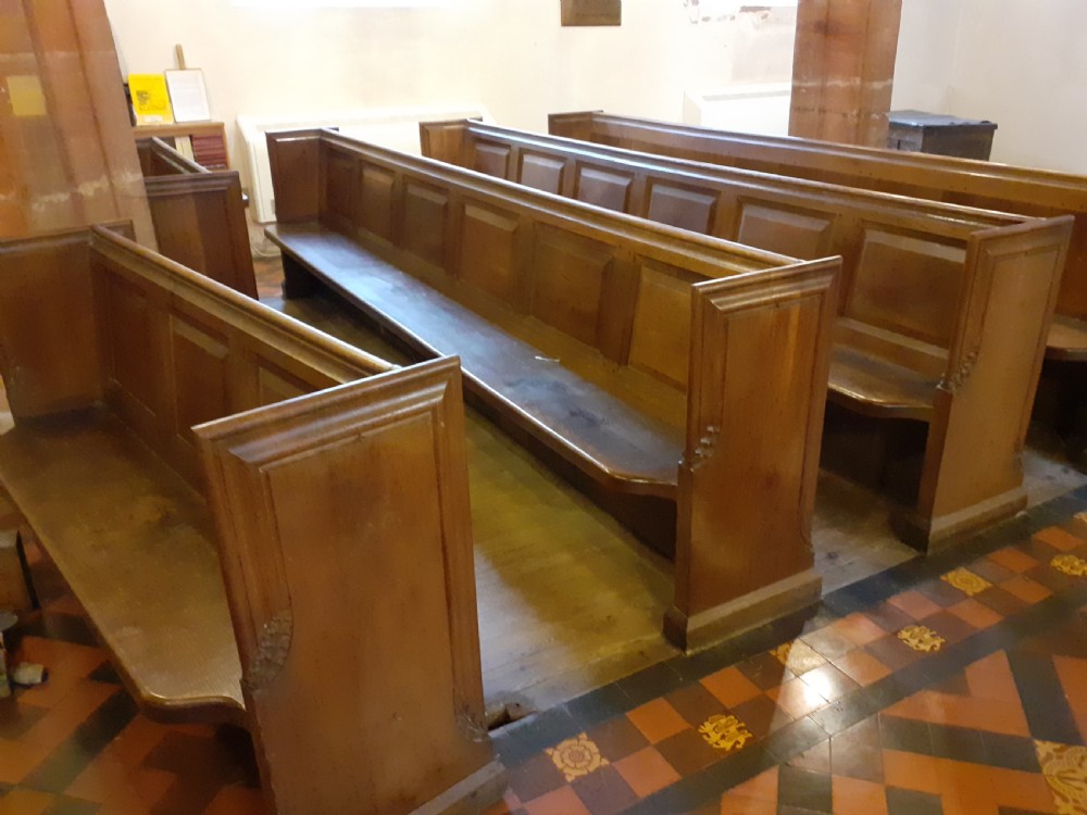 Victorian 12ft 6inch Solid Oak Pew  View II