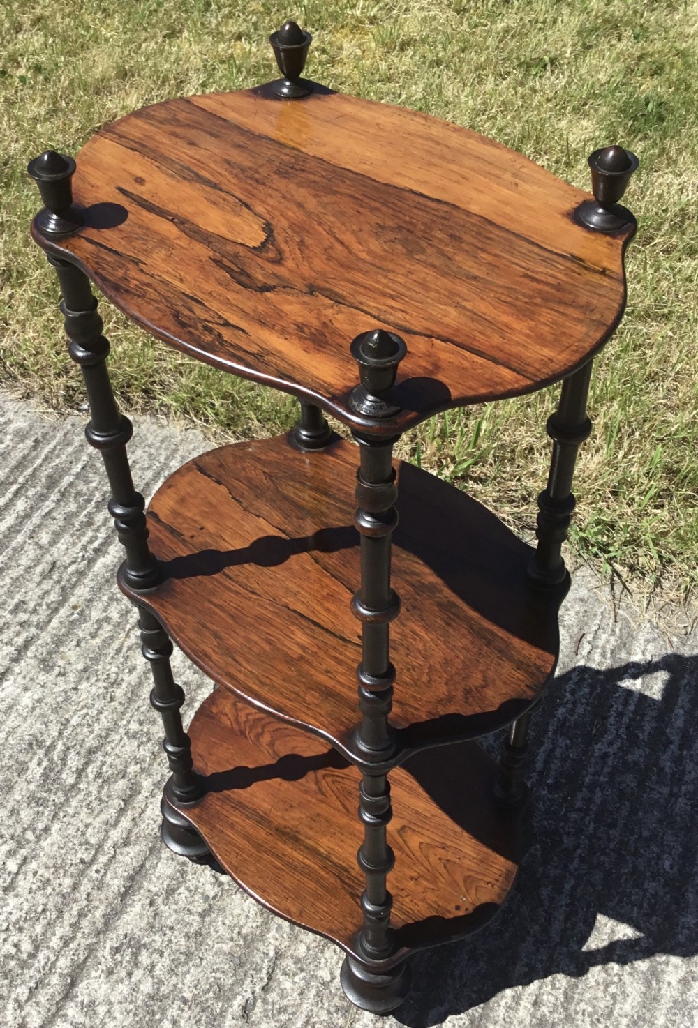 Pretty Victorian Rosewood Etagere 