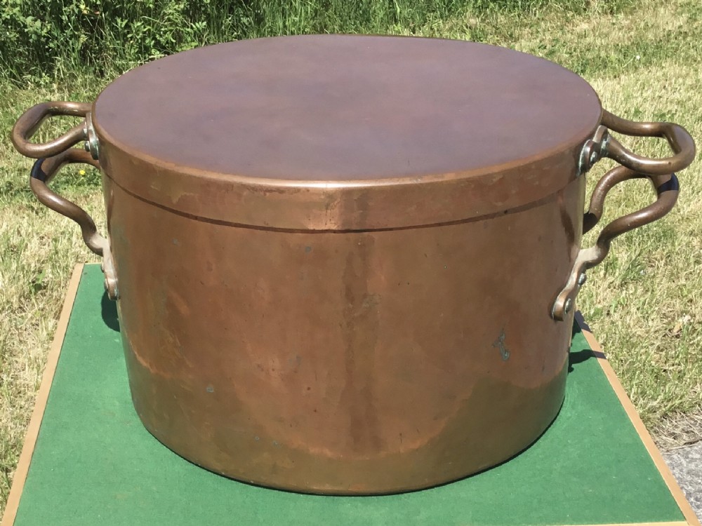 Georgian Copper Mansion Size Stockpot