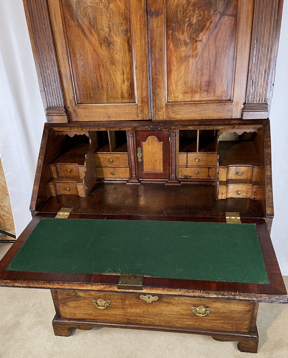 Georgian Cupboard Bureau Bookcase View IV