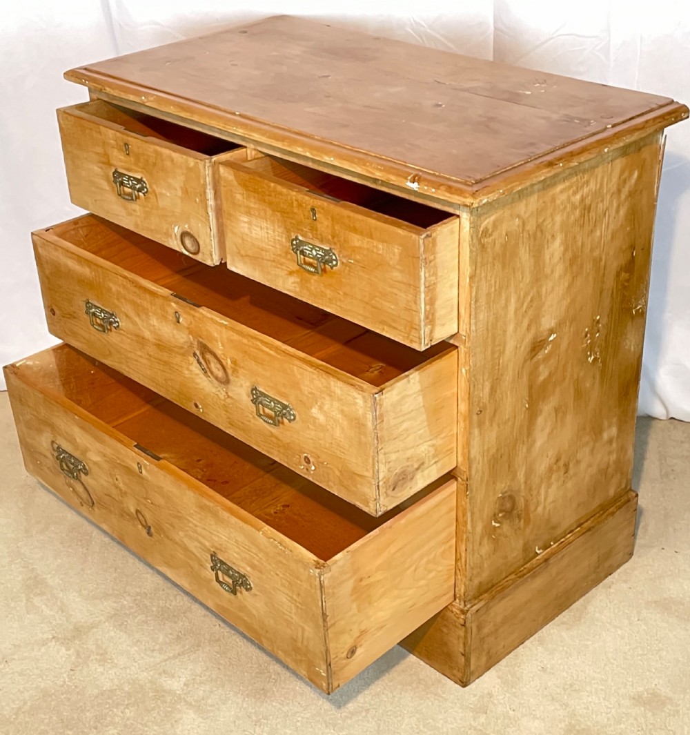 Victorian Pine Chest of Drawers  View III