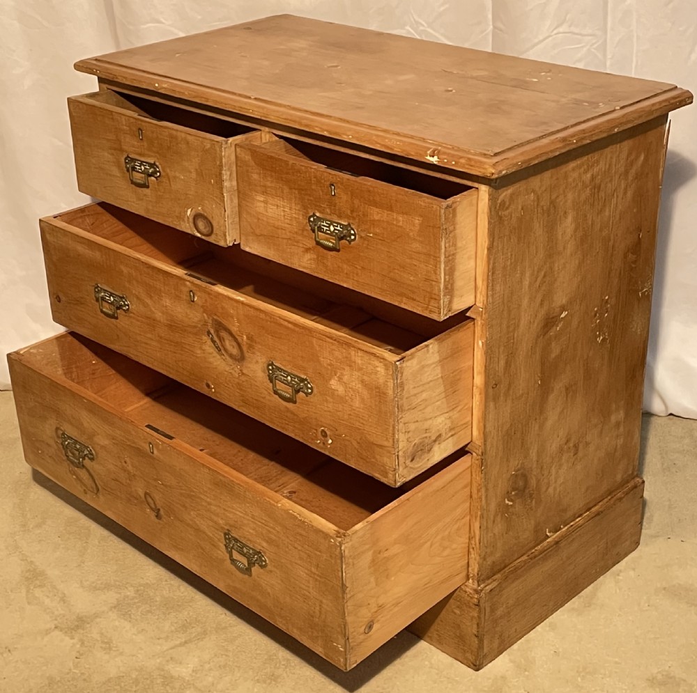 Victorian Pine Chest of Drawers  View VI