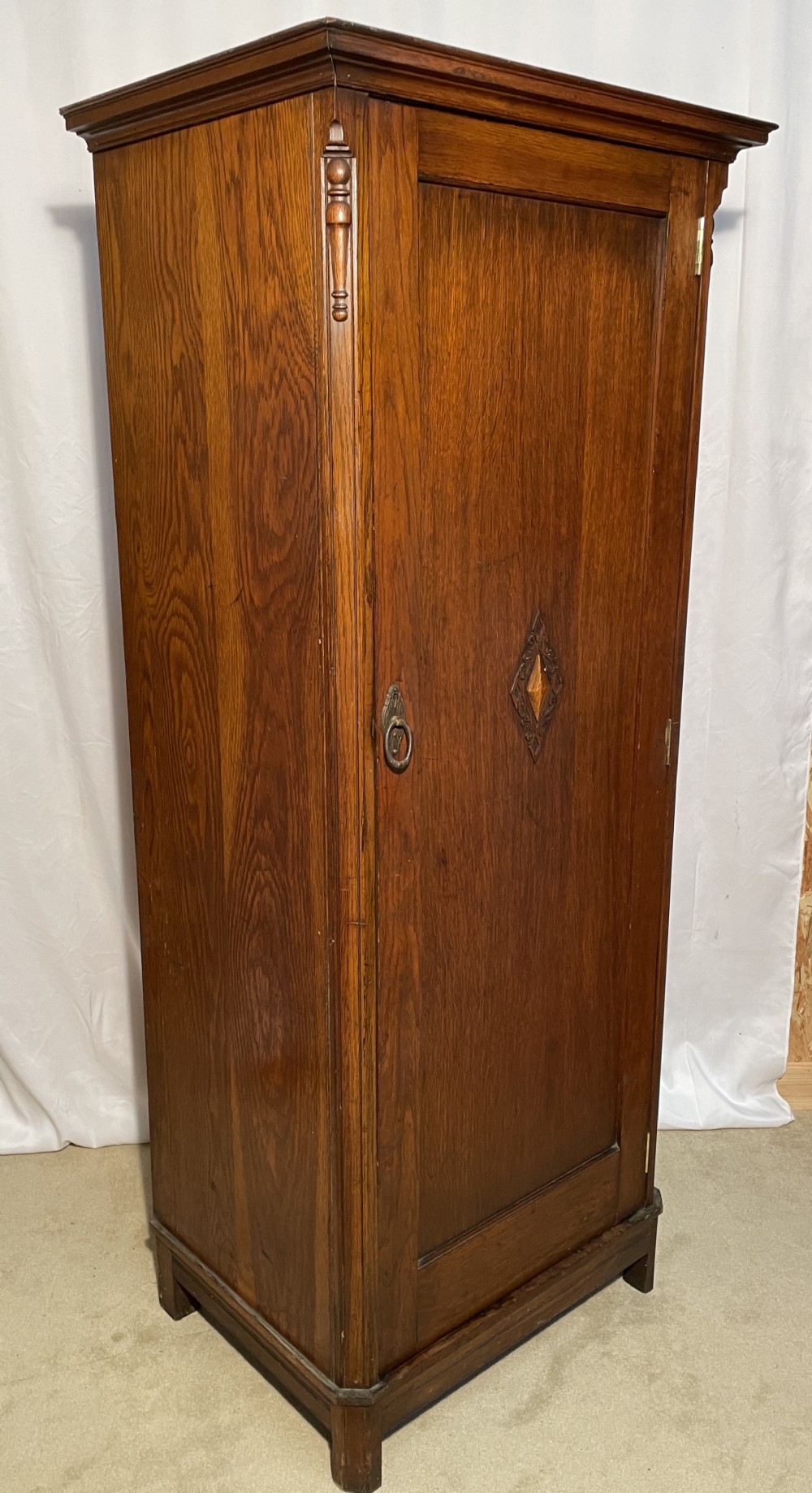 Oak Hall Cupboard with Shelves